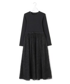 23区 【滝沢眞規子さん着用/一部店舗限定/洗える】ニットコンビジャカード ワンピース