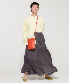 LA BAGAGERIE シープレザー　スクエアポシェット