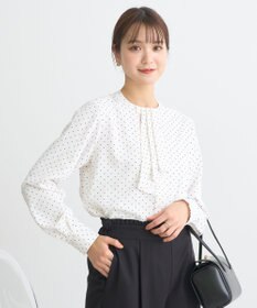 earth music&ecology 2WAYボウタイブラウス