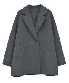 YECCA VECCA ウールMIXリバーミドル丈コート