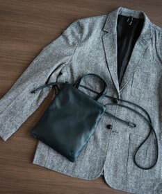 ACE BAGS & LUGGAGE ultma TOKYO アイオ 巾着 ショルダーバッグ 11982 本革 サコッシュ