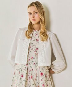 TOCCA SWEET FRILL JACKET ジャケット ホワイト系