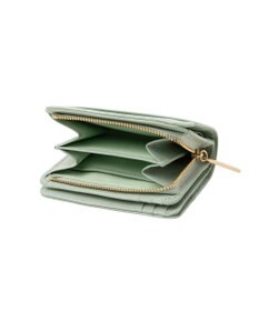 LANVIN en Bleu デクール 二つ折りLファスナー財布