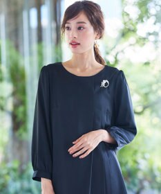 Tiaclasse パール＋リボンブローチ