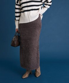 Green Parks シャギーニットスカート