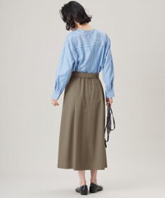 自由区 【洗える】ストレッチライトツイル スカート