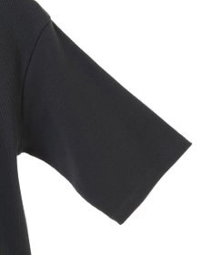 AMERICAN HOLIC 抗菌防臭リブ5分袖カットプルオーバー