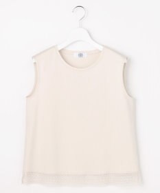 J.PRESS LADIES コットンスムース ノースリーブ カットソー