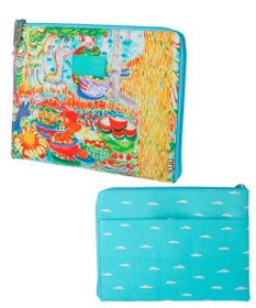 tsumori chisato CARRY プリントミックスPCケース モバイルケース/カバー
