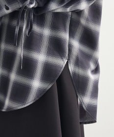 Green Parks ・ＥＬＥＮＣＡＲＥ　ＤＵＥ　チェックギャザーシャツ