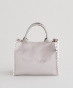 Maison de FLEUR ベロア2Wayスクエアトートバッグ