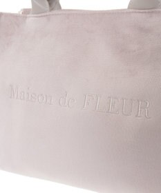 Maison de FLEUR ベロア2Wayスクエアトートバッグ