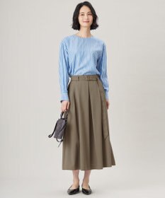 自由区 【洗える】ストレッチライトツイル スカート