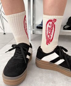 WEGO オーバルロゴデザインソックス