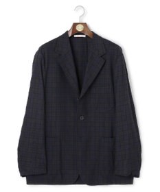 J.PRESS MEN 【J.PRESS ORIGINALS】Wool Nylon Refine Tartan Check 3B Sack Jacket / Japan Made