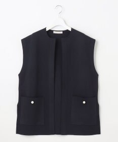 UNFILO 【軽量/ストレッチ/シワになりにくい】ミラノリブ ハーフジレ