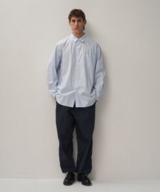 ATON GIZA BROAD | ウォッシュドシャツ - UNISEX