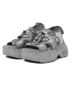 WEGO 【SMLXLサイズ展開】クリアライトソールレースアップサンダル