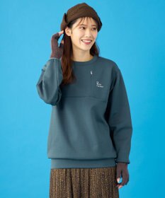 SHARE PARK LADIES 【UVカット・吸水速乾・ストレッチ・軽量・アンチピリング 】ダンボールクルーネックスウェット（S・Mサイズ）