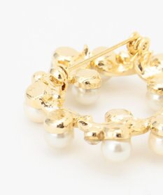 J.PRESS LADIES サークルパール ブローチ