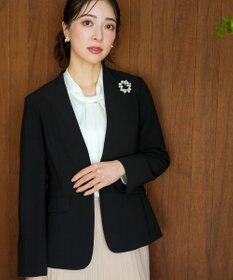 ANY SIS L セレモニーダブルクロス カラーレス ジャケット