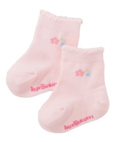 MIKI HOUSE HOT BISCUITS 【7-8cm】 ワンポイント ベビーソックス