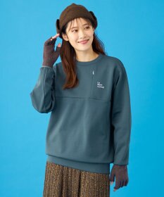 SHARE PARK LADIES 【UVカット・吸水速乾・ストレッチ・軽量・アンチピリング 】ダンボールクルーネックスウェット（S・Mサイズ）