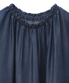 CRAFT STANDARD BOUTIQUE やわらかデニムフレンチスリーブブラウス