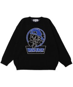 WEGO 【ユニセックス着用ITEM/MLサイズ展開】別注NEW　JACKジャガードニットプルオーバー