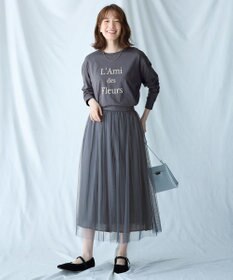 ANY 【洗濯機可】フロッキーロゴロングＴシャツ