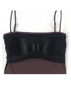 AMPHI カップ付きインナー 【ブラトップ】 ストラップ取り外し可 上向きで立体的なバストシルエット しめつけ感が少ない 脇スッキリ JWG102 アンフィ／ワコール