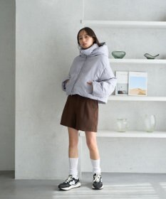 earth music&ecology 2wayパファー ショートブルゾン