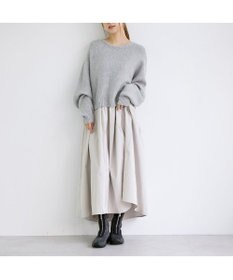 MODE ET JACOMO <carino>フロントジップニットブーツ