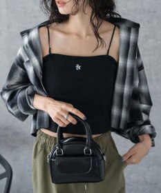 WEGO 【カップ付き/SMサイズ展開】nachumoreショートワンポイントキャミ