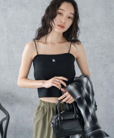 WEGO 【カップ付き/SMサイズ展開】nachumoreショートワンポイントキャミ