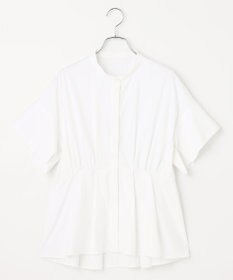 #Newans 【ANSWER for シンプルベーシック】スリットスリーブペプラムブラウス