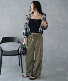 WEGO 【カップ付き/SMサイズ展開】nachumoreショートワンポイントキャミ