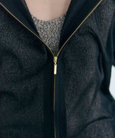 BEIGE， SIDERITE / シアージップフーディーニット