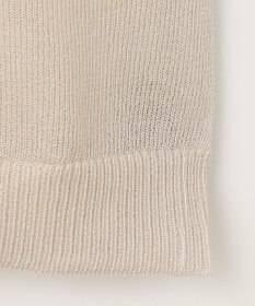 J.PRESS LADIES L 【洗える】シアーライトニット Vネック カーディガン