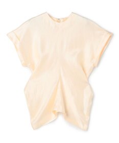 BEIGE， CYANO / サテン ドレープブラウス