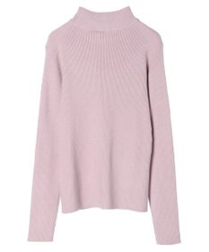 earth music&ecology やわらかタッチハイネックリブプルオーバー