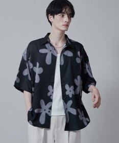 WEGO アムンゼンパターンBIGシャツ（S）