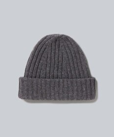 WHITE MAILS 【UNISEX】WOOL PAPER DOUBLE KNIT リブビーニー