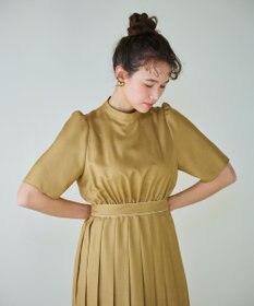 #Newans 〈花乃まりあさんコラボ〉ワイドプリーツワンピース