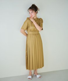 #Newans 〈花乃まりあさんコラボ〉ワイドプリーツワンピース