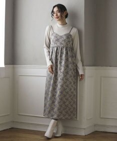 Green Parks ・ＳＵＧＡＲＳＰＯＯＮリボンジャカードキャミワンピ