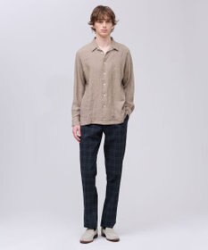 J.PRESS MEN 【LIBECO】リネンオープンカラー シャツ