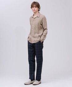 J.PRESS MEN 【LIBECO】リネンオープンカラー シャツ