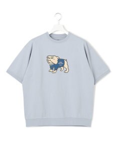 J.PRESS YORK STREET 【UNISEX】ブルドッグプリントTシャツ