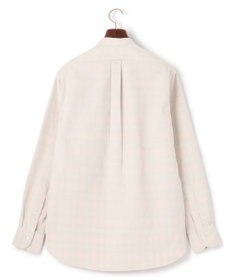 J.PRESS MEN Ｗフェイス キャラメルコールバンドカラー シャツ